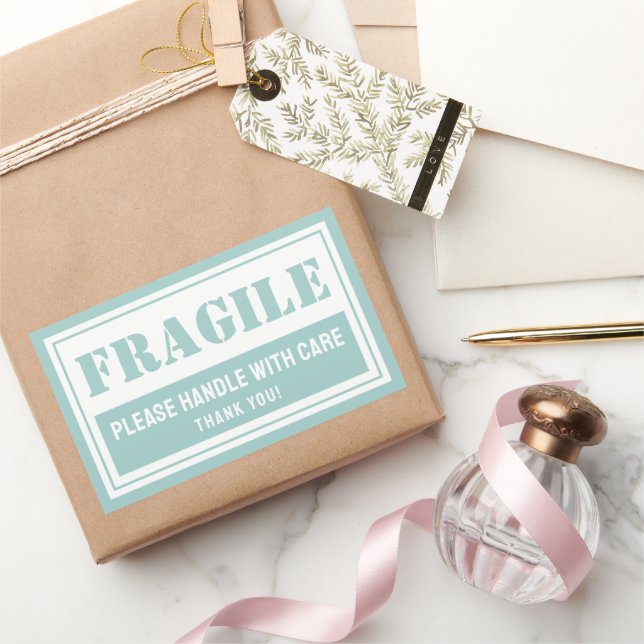 Fragile Handle With Care Mailing and Packaging Sticker (Gifting)