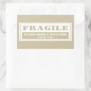 Fragile Handle With Care Mailing and Packaging Sticker