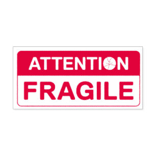 Fragile Handle with Care signs Self-inking Handle Self-inking Stamp