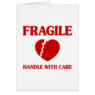 Fragile Heart Handle With Care Card