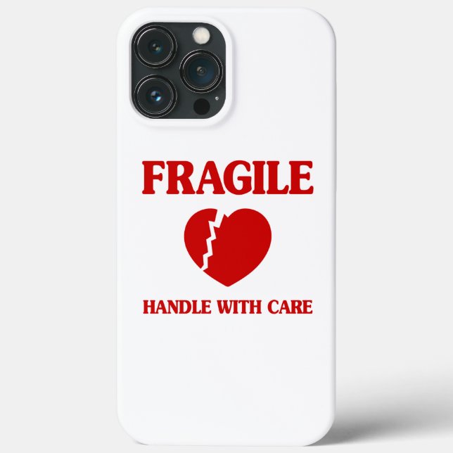 Fragile Heart Handle With Care Case-Mate iPhone Case (Back)