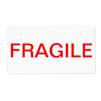 FRAGILE LABEL