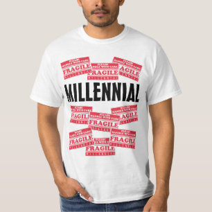 Fragile Millennial, Handle With Care T-Shirt