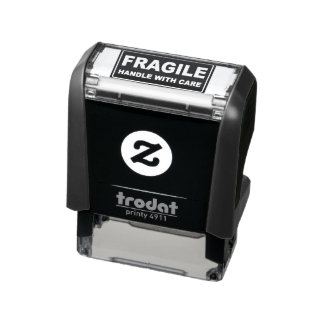 Fragile Self-inking Stamp