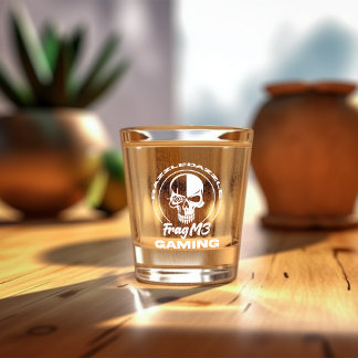 FragM3 Gaming RazzleDazzle Shot Glass in White