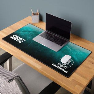 FragM3 Gaming Team Six Black Ice Desk Mat