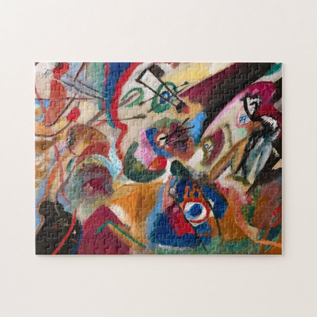 Fragment 2 for Composition VII, 1913 by Kandinsky Jigsaw Puzzle (Horizontal)