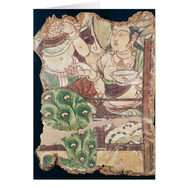 Fragment depicting a Buddhist paradise (Front)