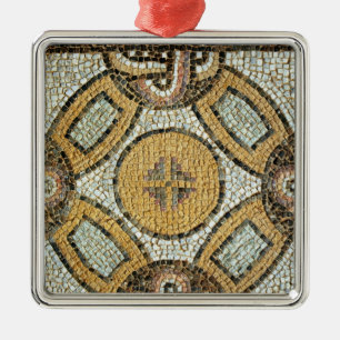 Fragment from the floor of the Roman Baths Metal Ornament