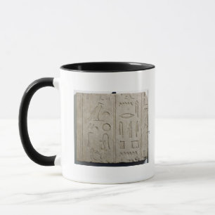 Fragment of a hieroglyphic inscription mug