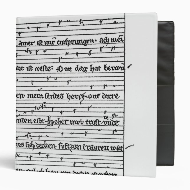 Fragment of a poem binder (Front/Inside)