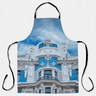 Fragment of Art Nouveau style (Jugenstil). The arc Apron