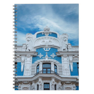 Fragment of Art Nouveau style (Jugenstil). The arc Notebook
