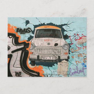 Fragment of Berlin wall Postcard