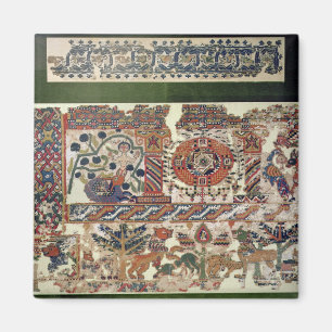 Fragment of textile depicting Jonah and the Whale Magnet