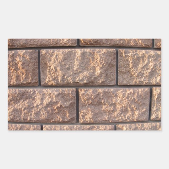 Fragment of the wall of the large concrete blocks sticker (Front)