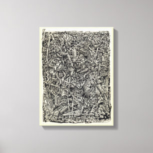 Fragmented canvas print