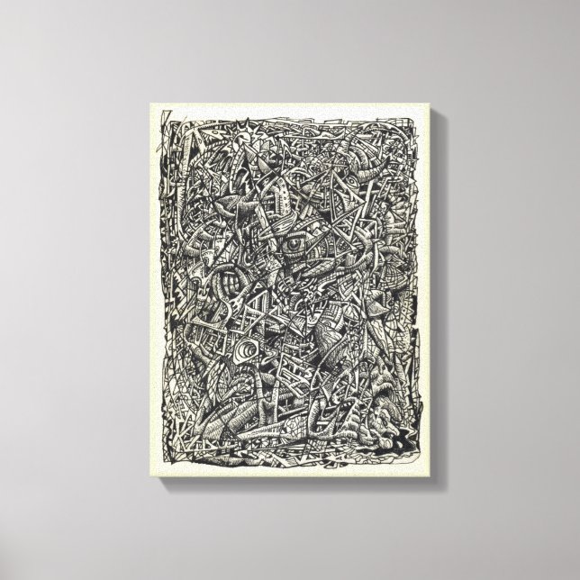 Fragmented  canvas print (Front)