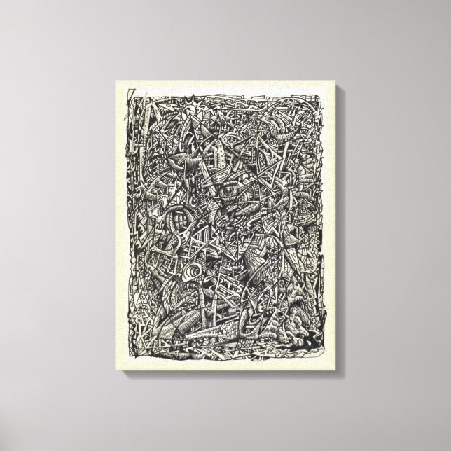 Fragmented  canvas print (Front)