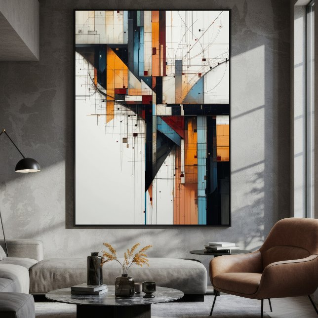 Fragmented City Canvas Print (Creator Uploaded)
