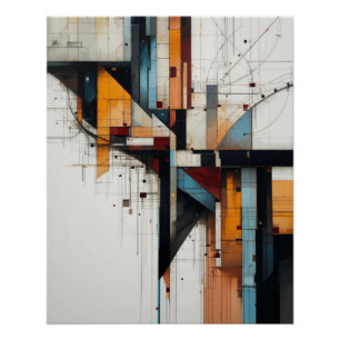 Fragmented City Poster