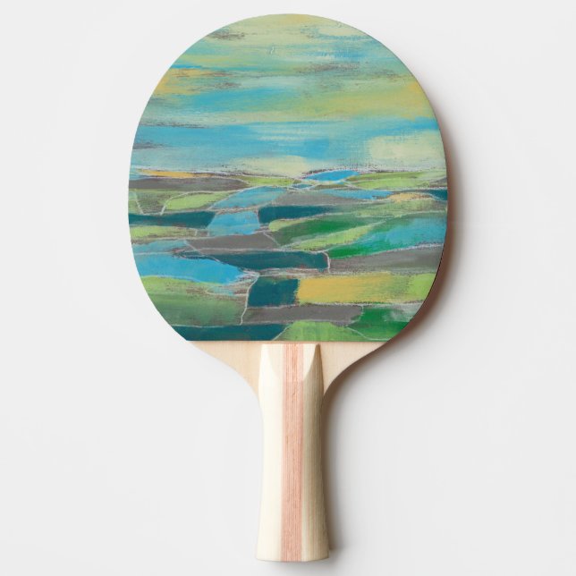 Fragmented Field I Ping Pong Paddle (Front)