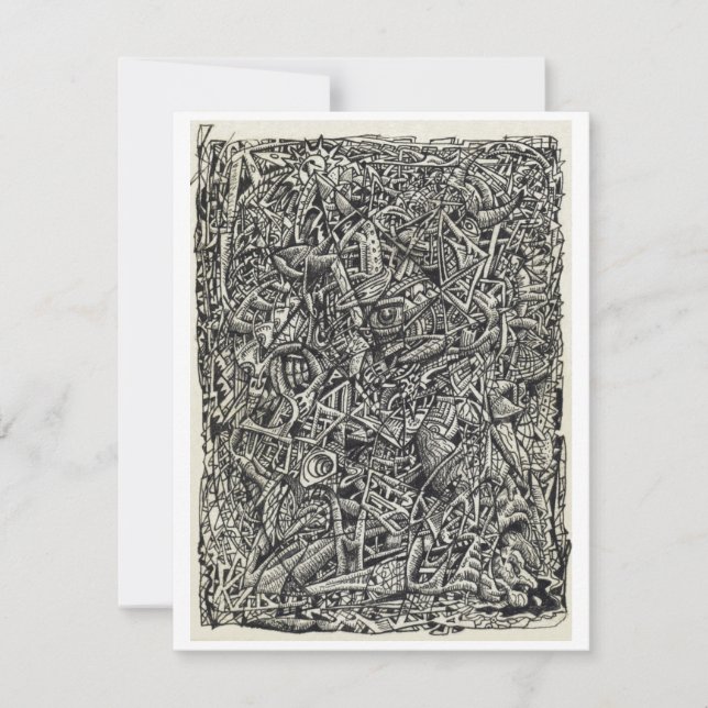 Fragmented Flat Card (Front)