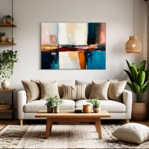 Fragmented Horizon Canvas Print