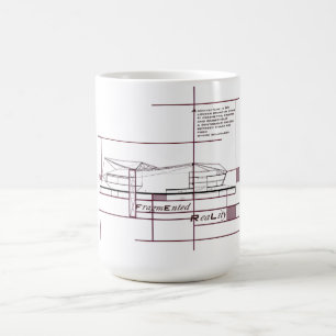 Fragmented Reality – Architectural Expression Coffee Mug