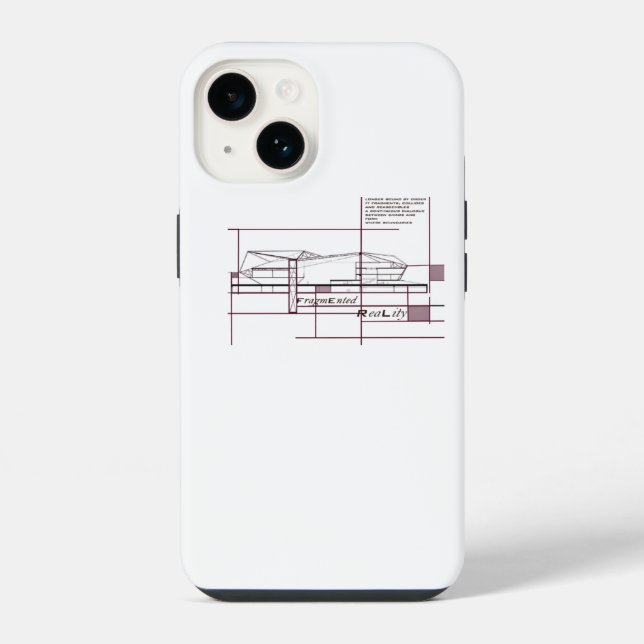Fragmented Reality – Architectural Expression iPhone Case (Back)