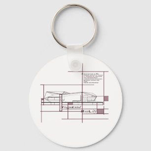 Fragmented Reality – Architectural Expression Keychain