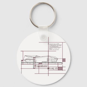 Fragmented Reality – Architectural Expression Keychain