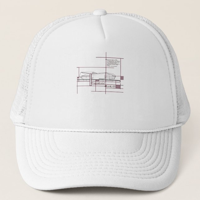 Fragmented Reality – Architectural Expression Trucker Hat (Front)