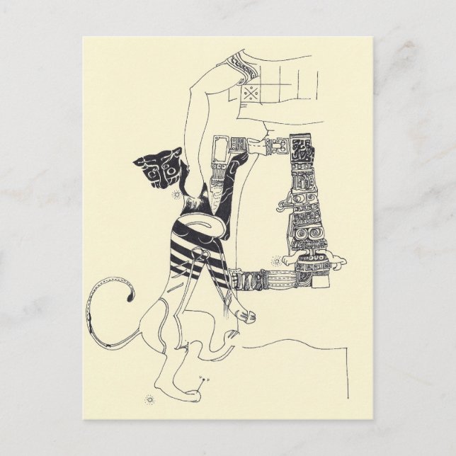 Fragments d'Arts 4 Carte postale Dessin Surréalist (Devant)