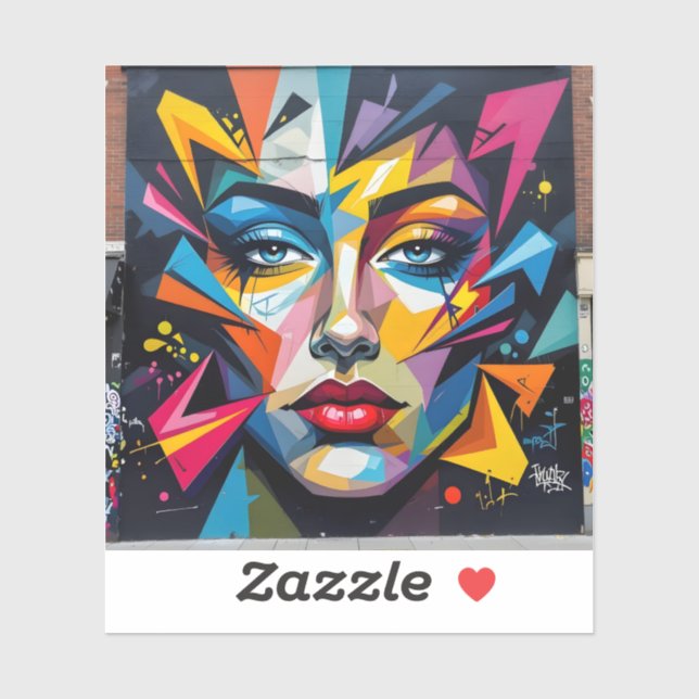 Fragments Of Identity – Abstract Portrait Square (Sheet)