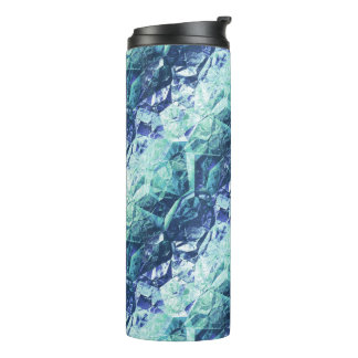 fragments of memories - cobalt and mint : thermal tumbler