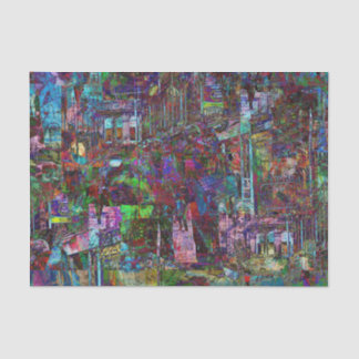 fragments tissue paper