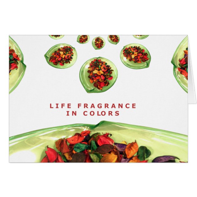Fragrance of Life: Potpourri Inspirational Message (Front Horizontal)