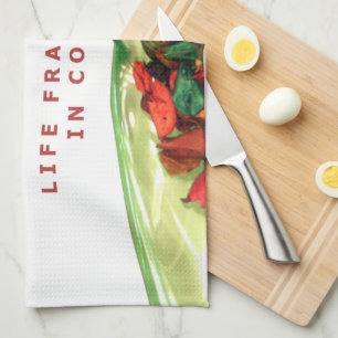 Fragrance of Life: Potpourri Inspirational Message Kitchen Towel