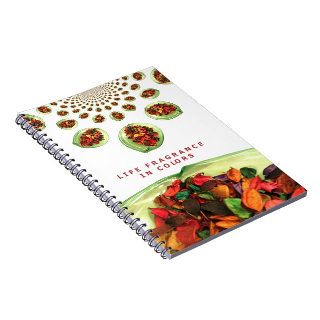Fragrance of Life: Potpourri Inspirational Message Notebook (Right Side)