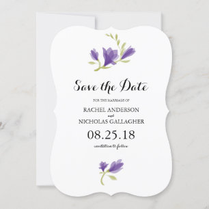Fragrant Freesia Petals Save the Date