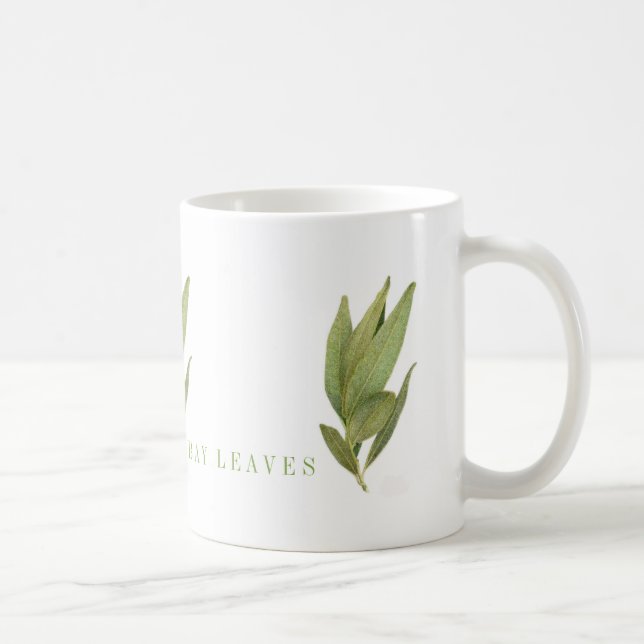 FRAÎCHE BAY FEUILLE Mug blanc (Droite)