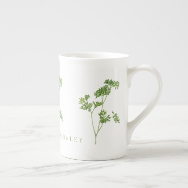 FRAÎCHE PARSLEY Bone China Mug (Droite)