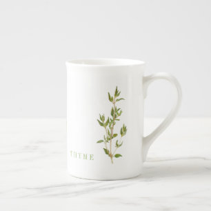 FRAÎCHE THYME Bone China Mug