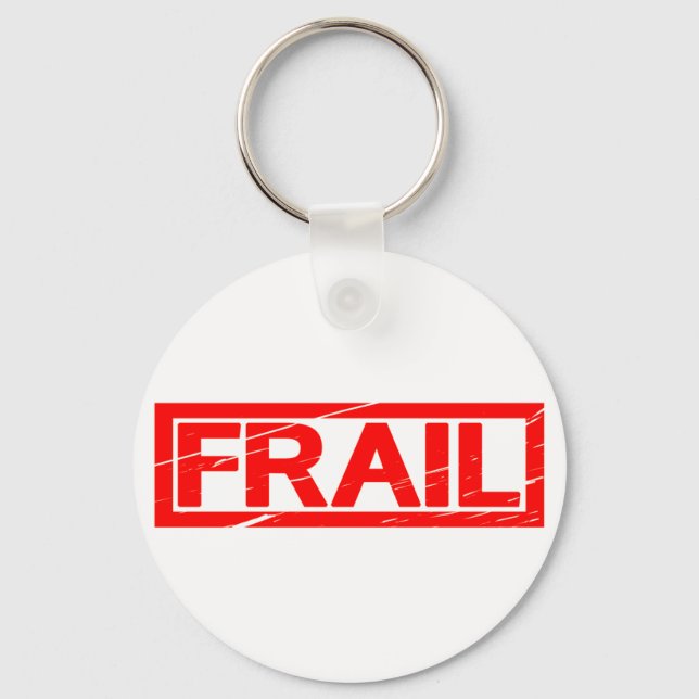 Frail Stamp Keychain (Front)