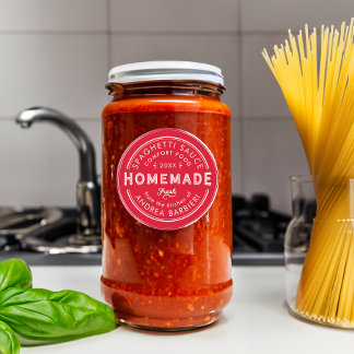 Frais De Ma Cuisine Canning Étiquette Couleur Pers