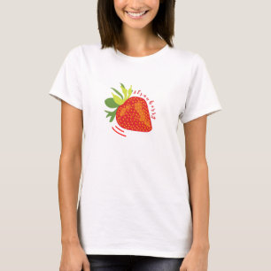 Fraise Graphique Impression T-shirt Design
