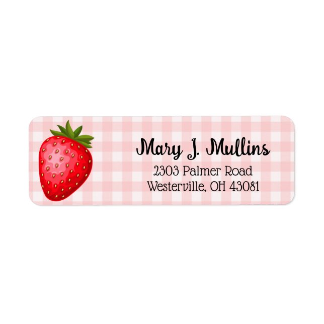 Fraise Rose | Gingham Rose (Devant)