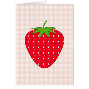 Fraise rouge sur le contrôle de guingan