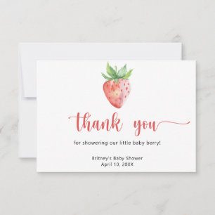 Fraise sucrée - merci